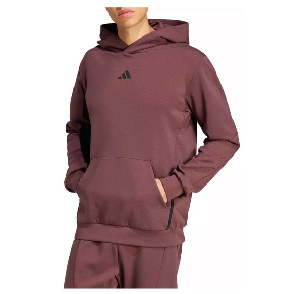 adidas Men's Designed for Training Hoodie Aurora Ruby SIZE XL - Picture 1 of 3